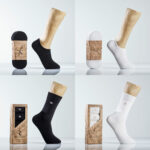 Bambusa sokker 4 modeller lys